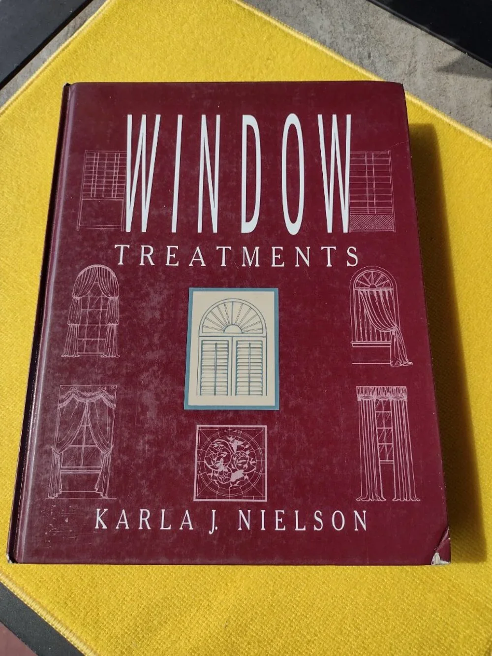 Set of 5 Books with a VHS Tape of Window Treatments